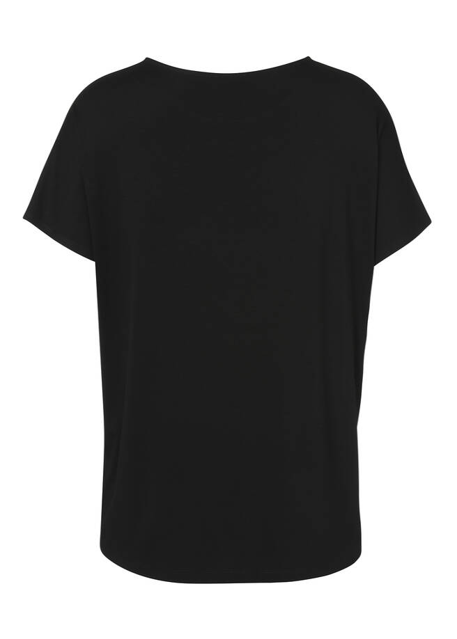 Extrovertiertes T-Shirt mit buntem Zick-Zack APPIA VIA 