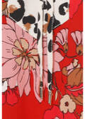 Fesche Langarmbluse mit floralem Muster / 