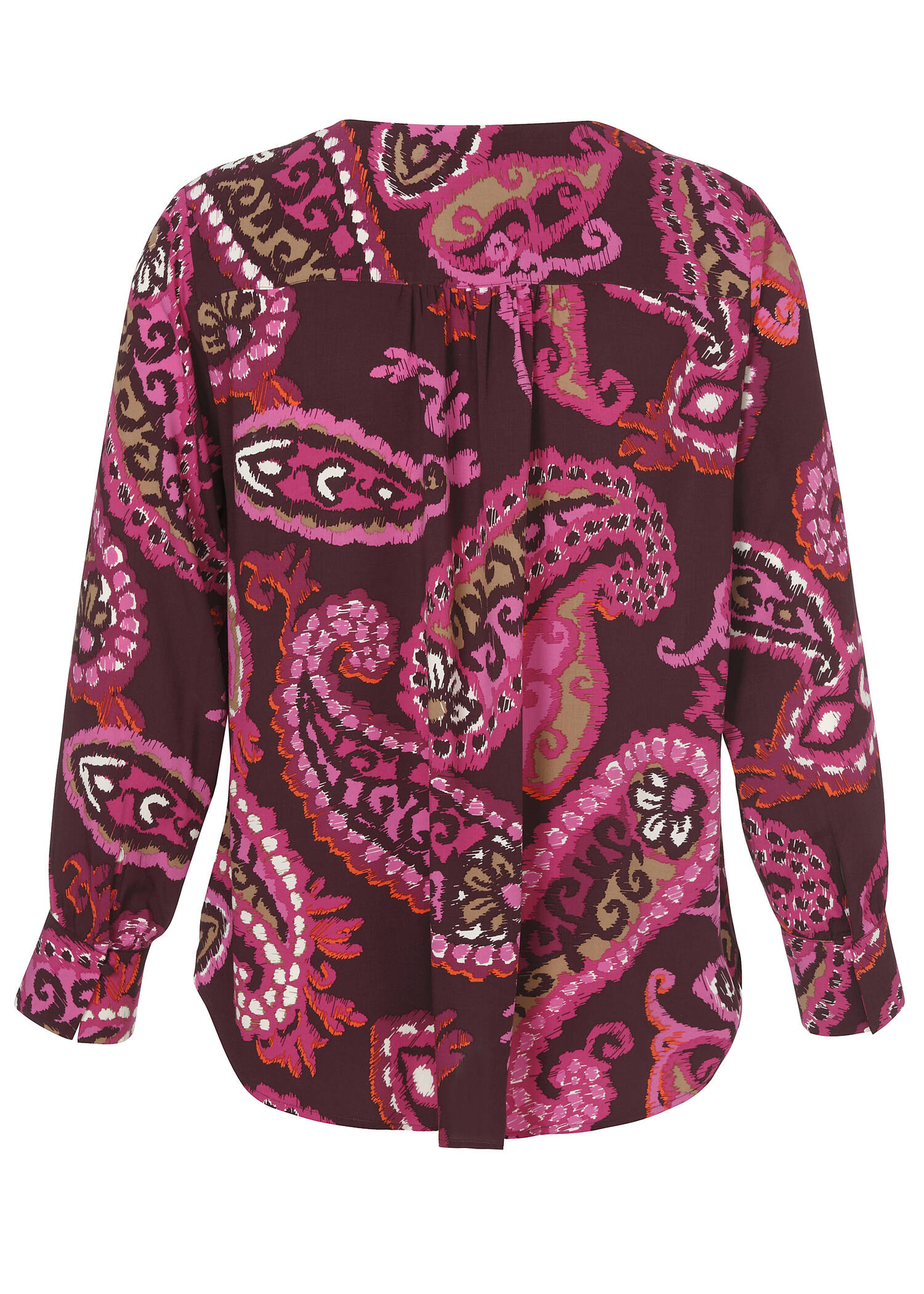 Extravagante Schlupfbluse mit Ziernaht /