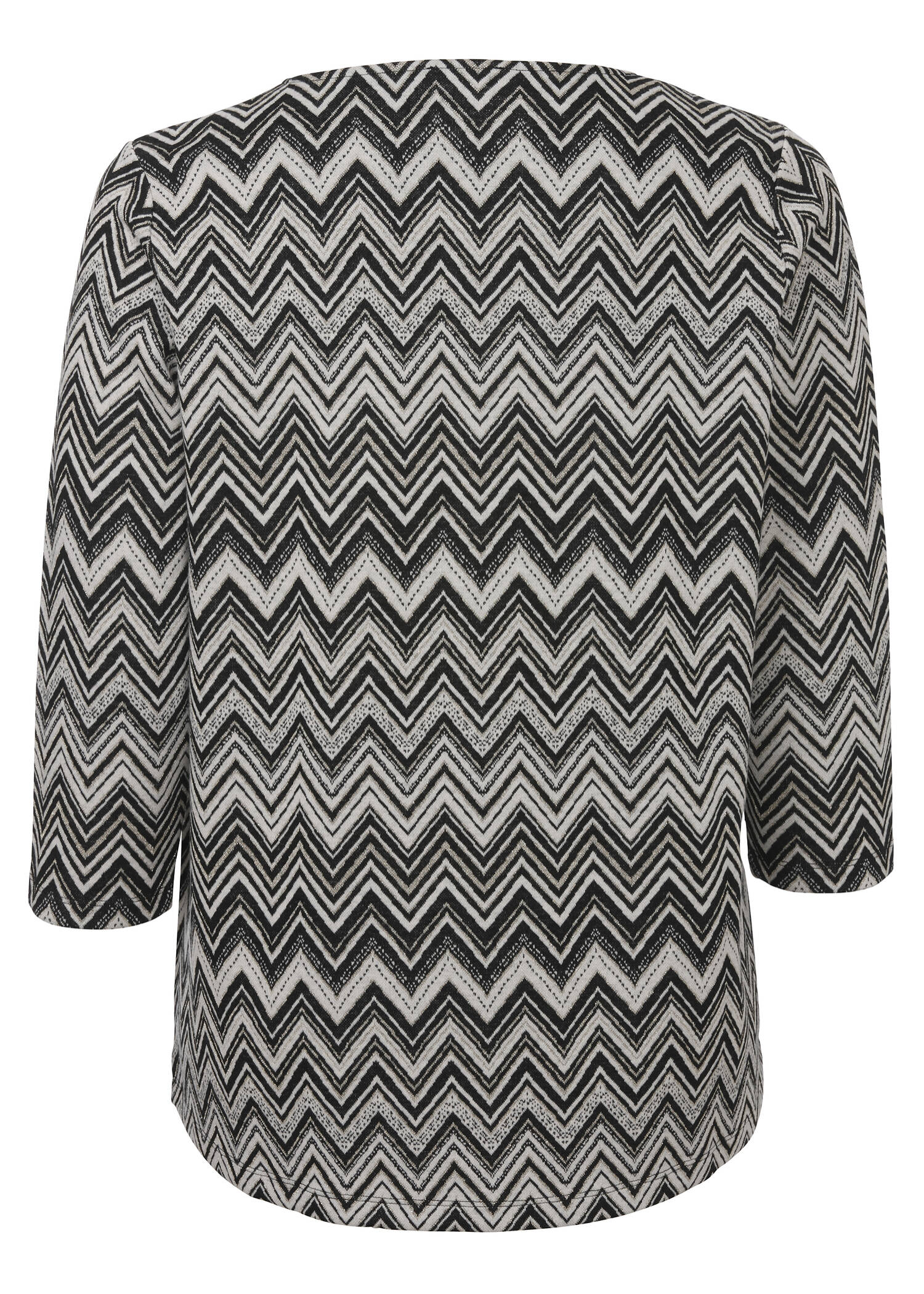 Fesches 3/4-Arm-Shirt mit Glitzergarn /