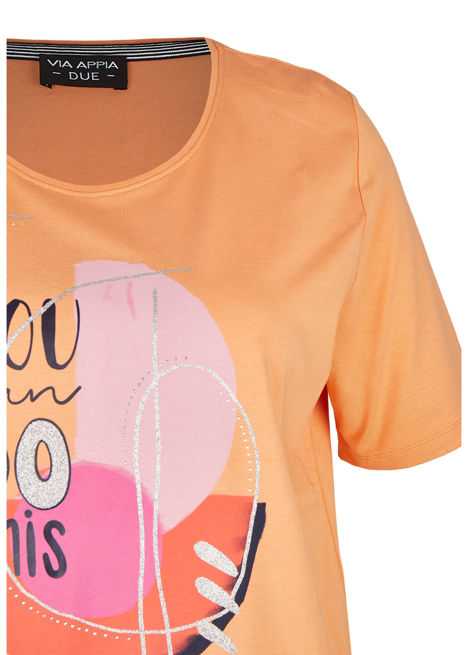 Motivierendes Shirt mit Front-Print /