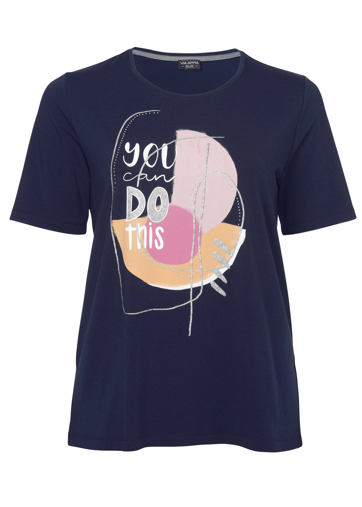 Motivierendes Shirt mit Front-Print /