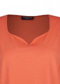 Dezentes Tanktop mit unifarbenem Stoff / 