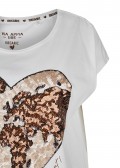 Modernes Blusentop mit Statement /