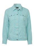 Zeitlose Jeansjacke mit unifarbenem Stil / 