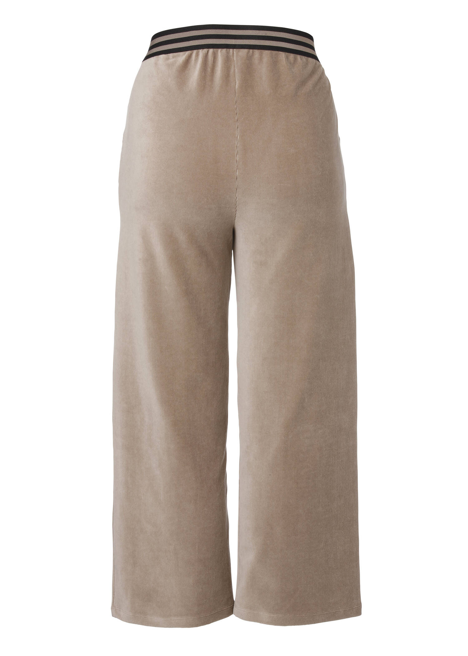 Dezente Cordhose aus unifarbenem Stoff /