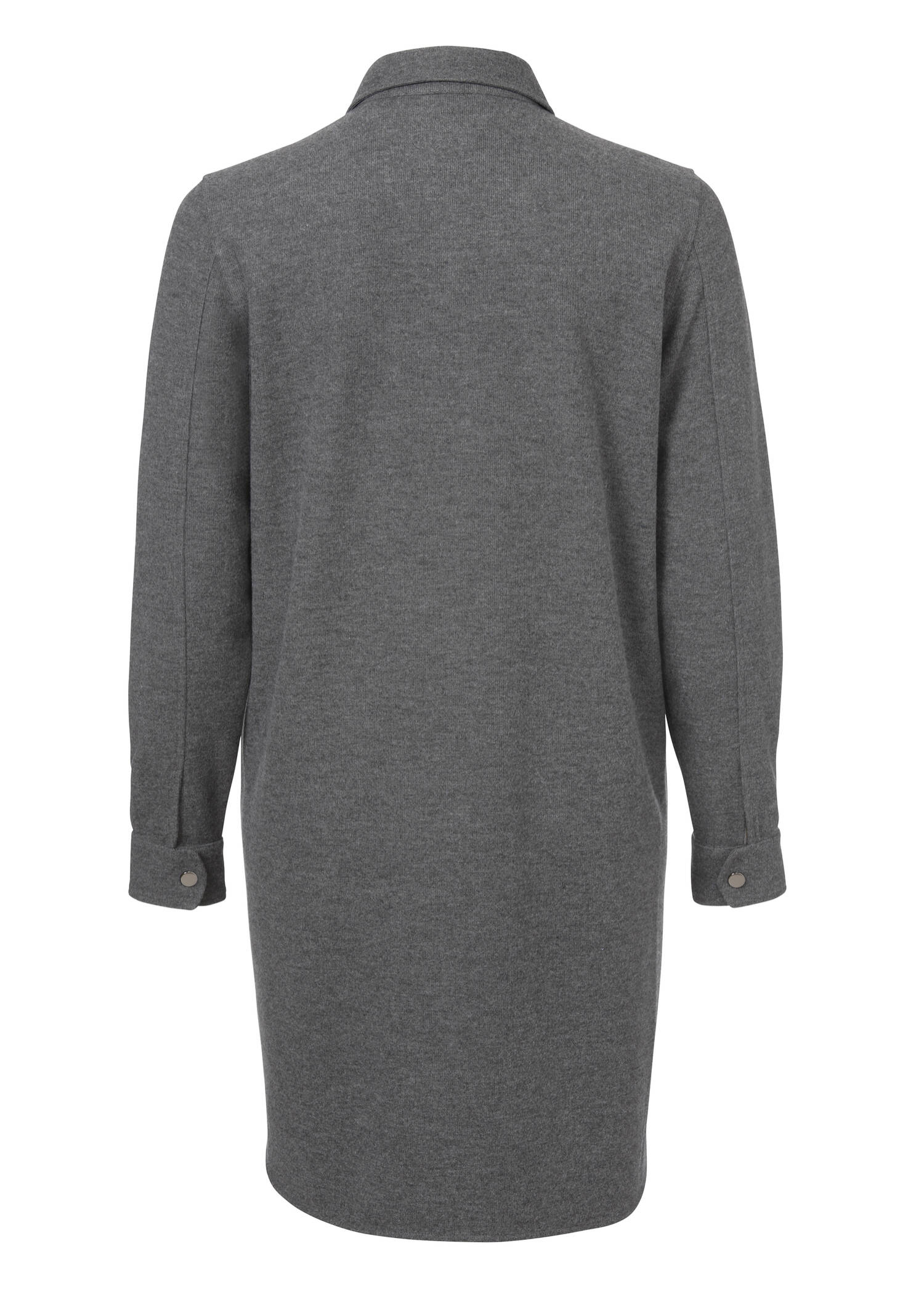 Jugendliche Longbluse in meliertem Stil /