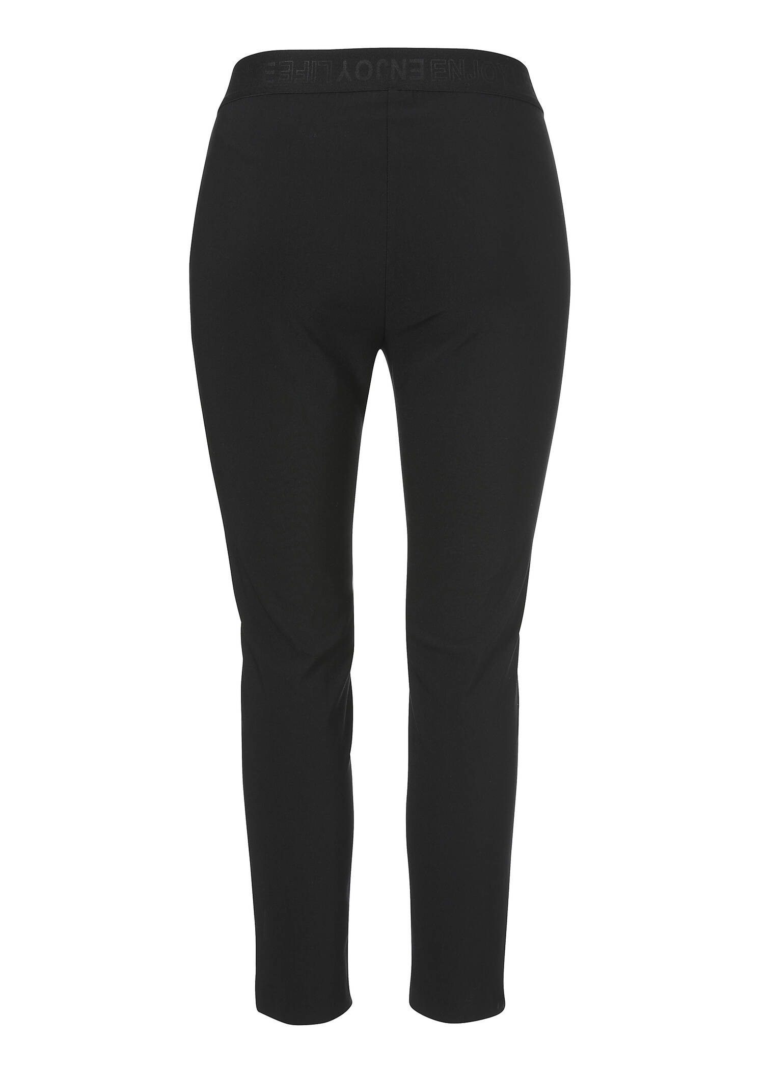 Schlichte Schlupfhose in unifarbenem Design /