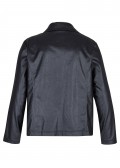 Fesche Lederimitatjacke mit offener Front /