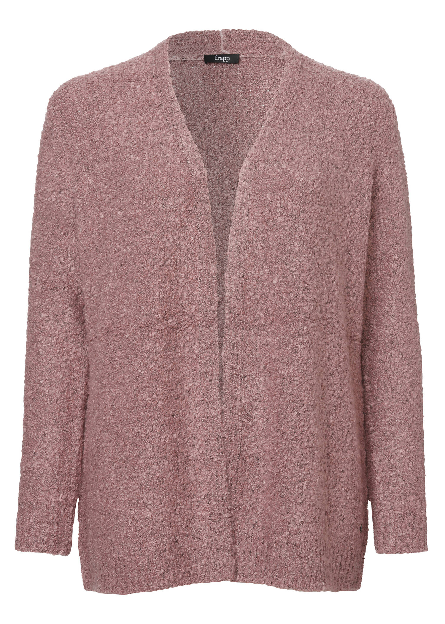 Feminine Strickjacke in unifarbenem Stil /