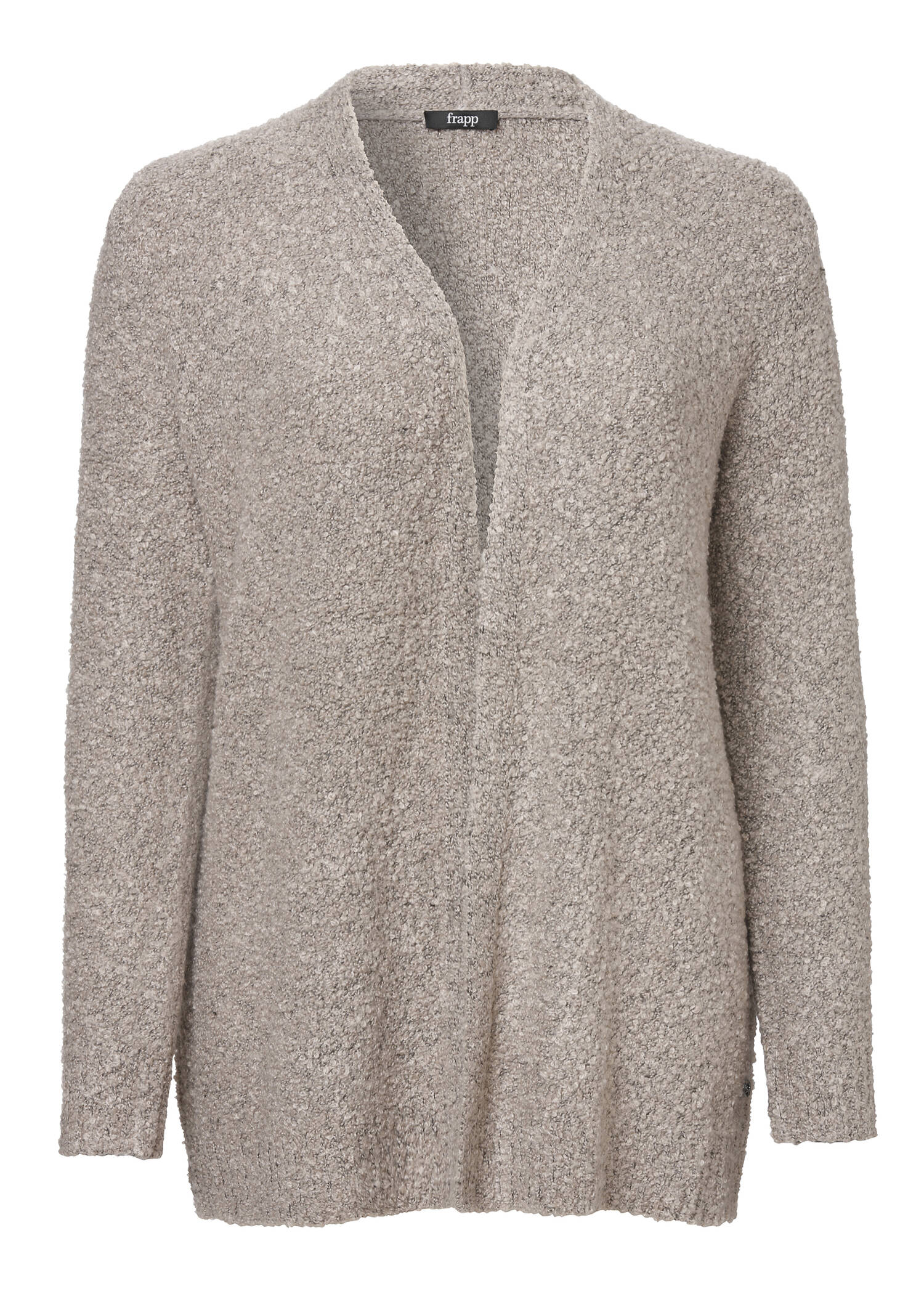 Feminine Strickjacke in unifarbenem Stil /