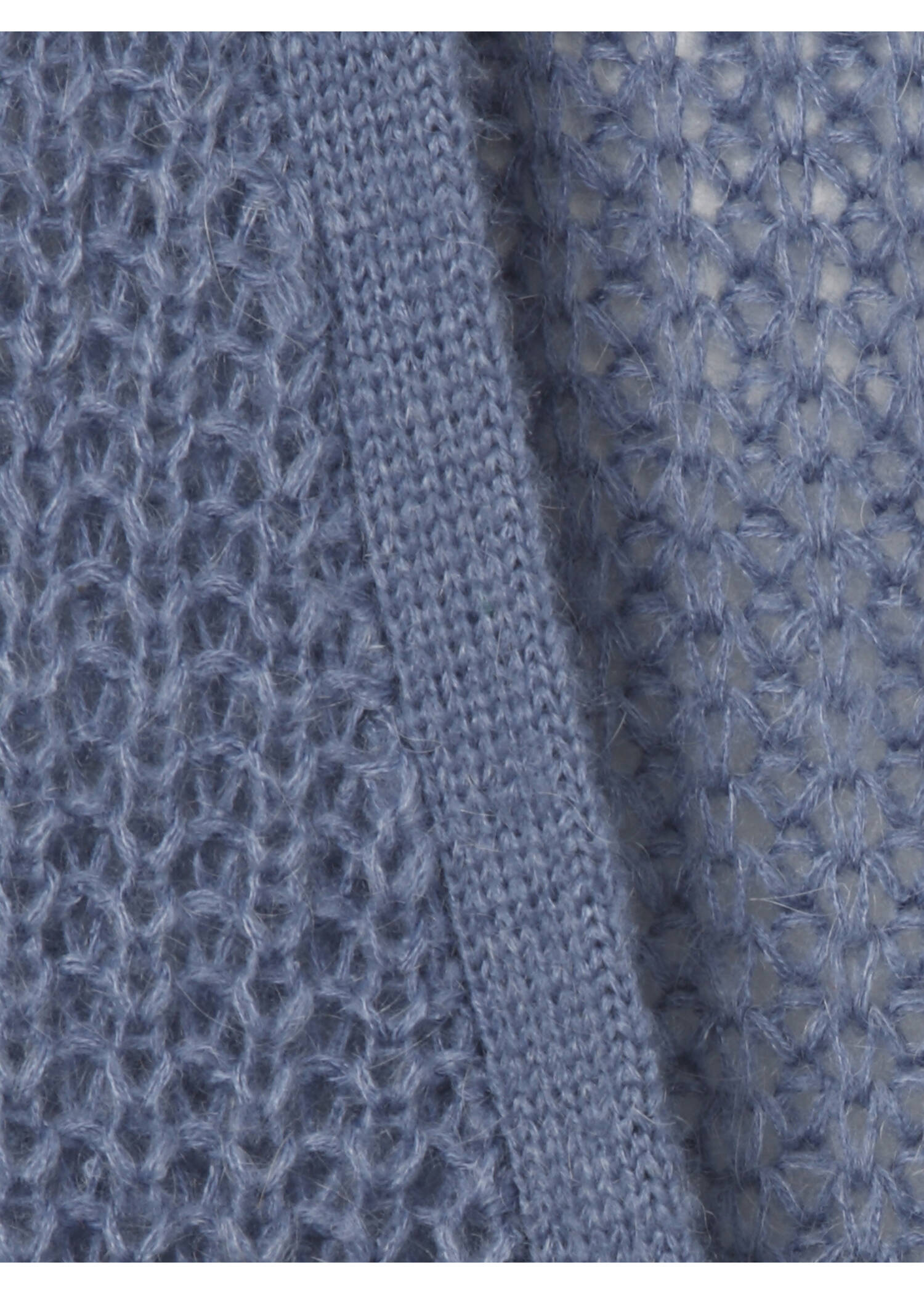 Modische Strickjacke aus unifarbenem Stoff / 