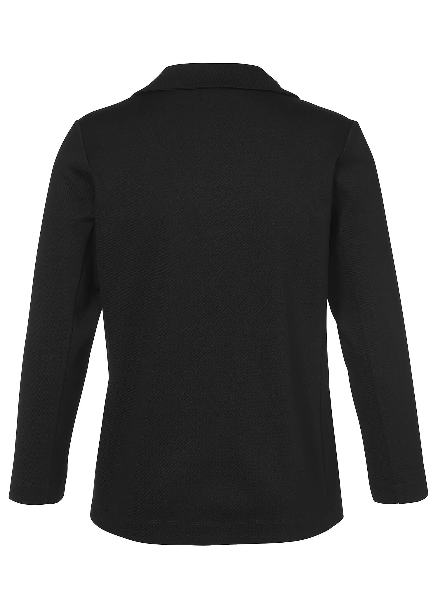 Klassischer Blazer in unifarbenem Stoff /