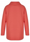 Verspielter Stehkragenpullover mit Front-Motiv /