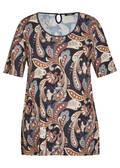 Romantisches T-Shirt mit orientalischem Muster / 