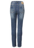 Slim-fit-Jeans mit Destroyed-Elementen / 