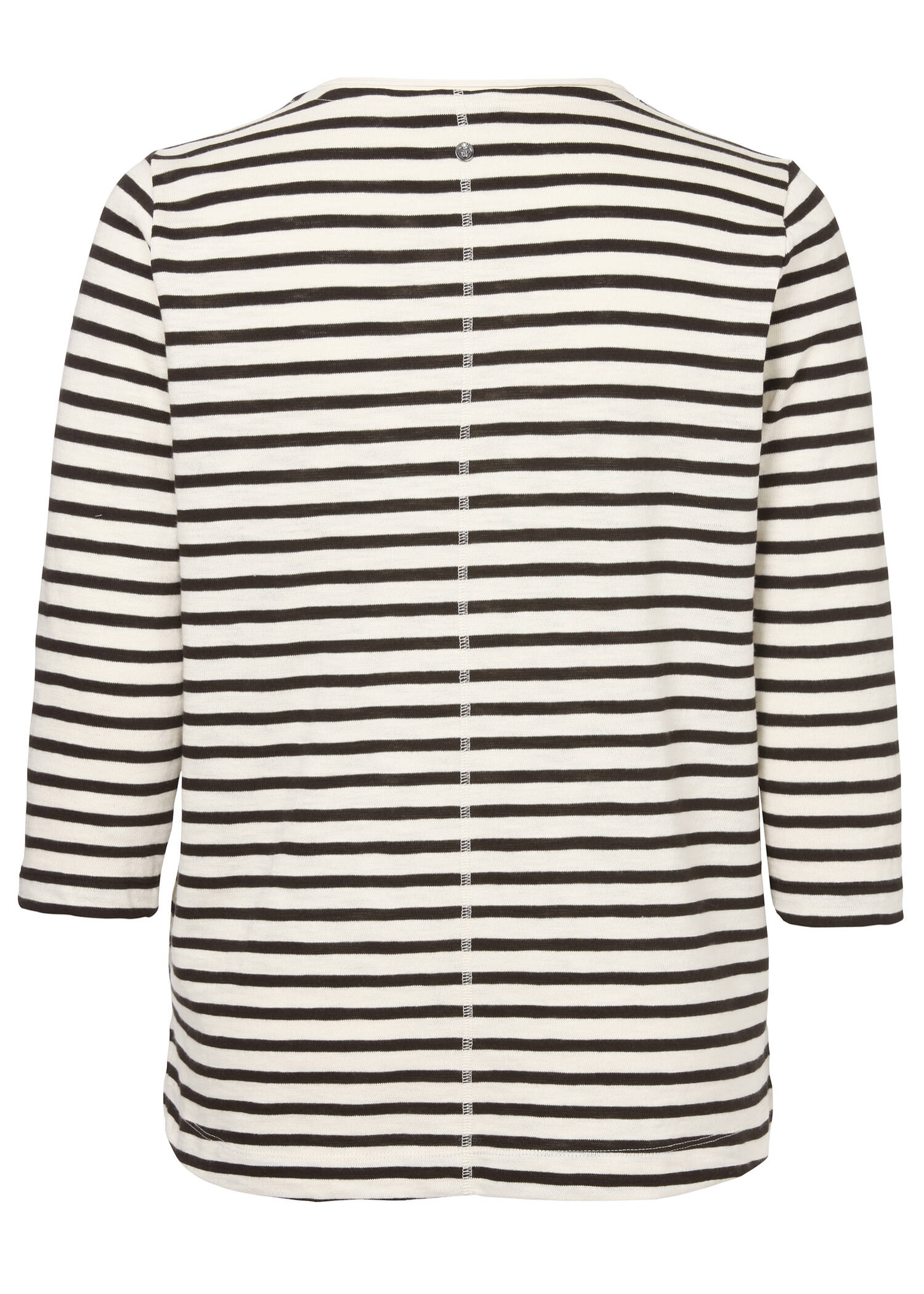 Zeitloses 3/4-Arm-Shirt mit Stickerei /