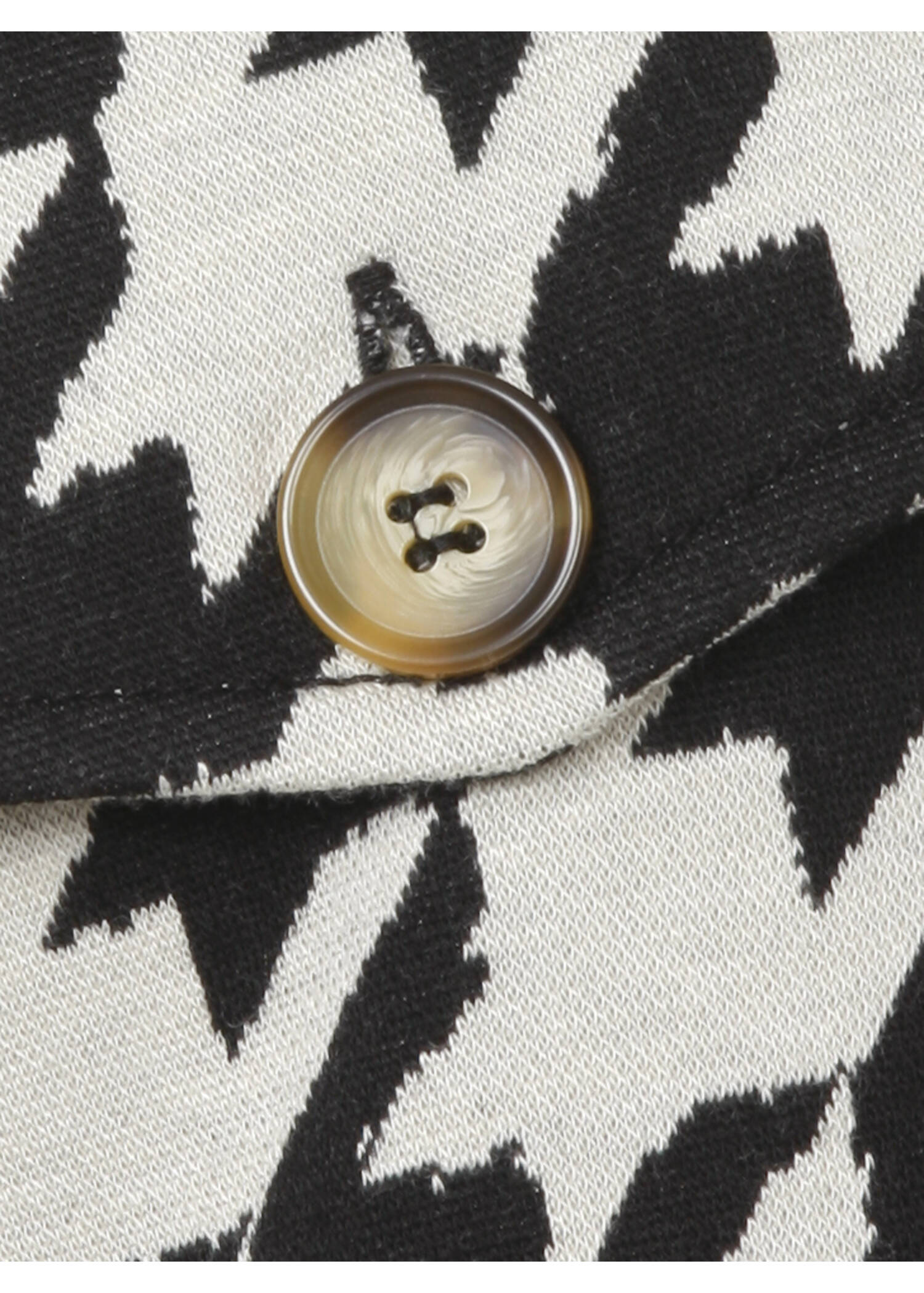 Modische Übergangsjacke mit Hahnentritt-Muster /