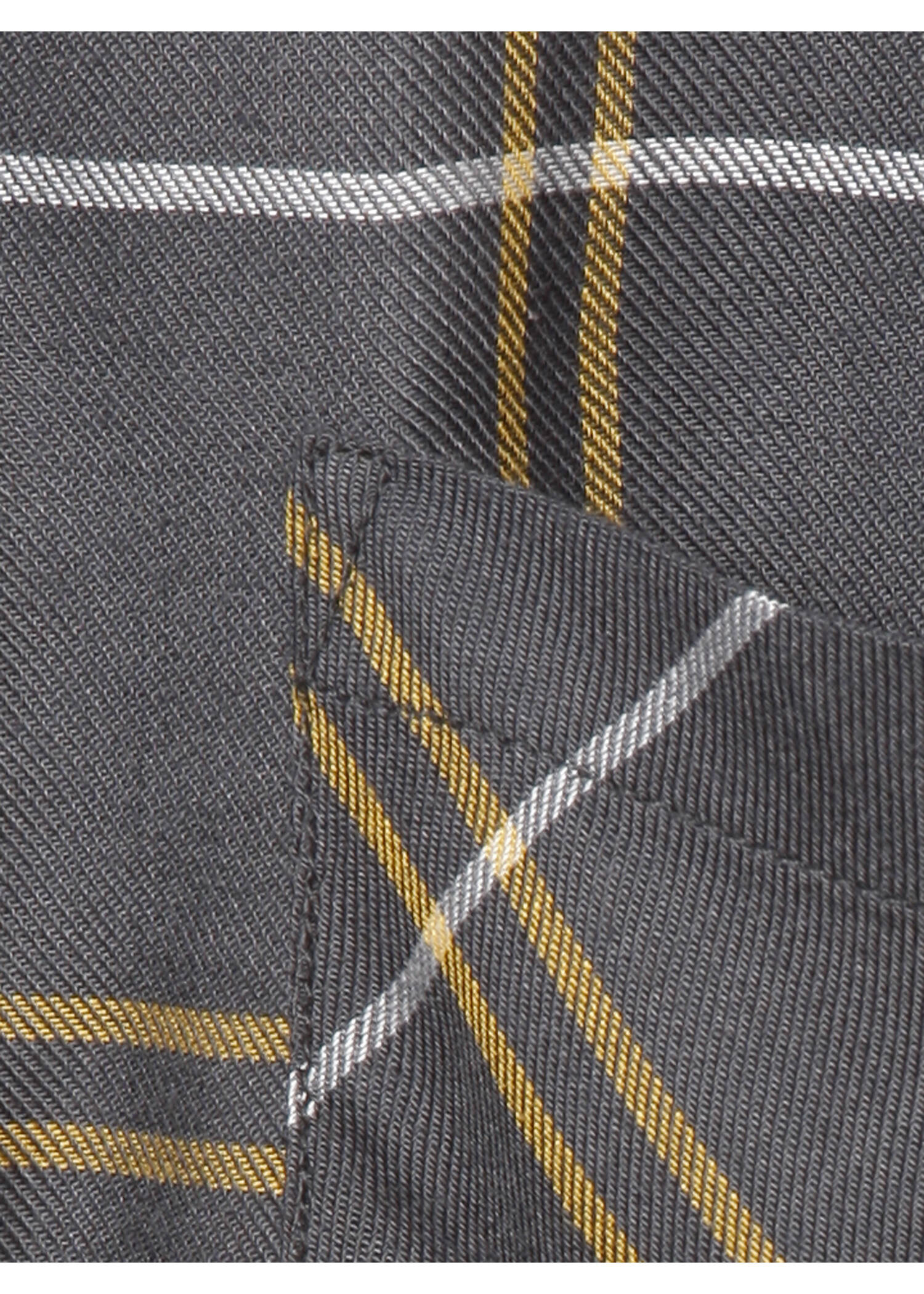 Modische Longbluse mit kariertem Allover-Muster /