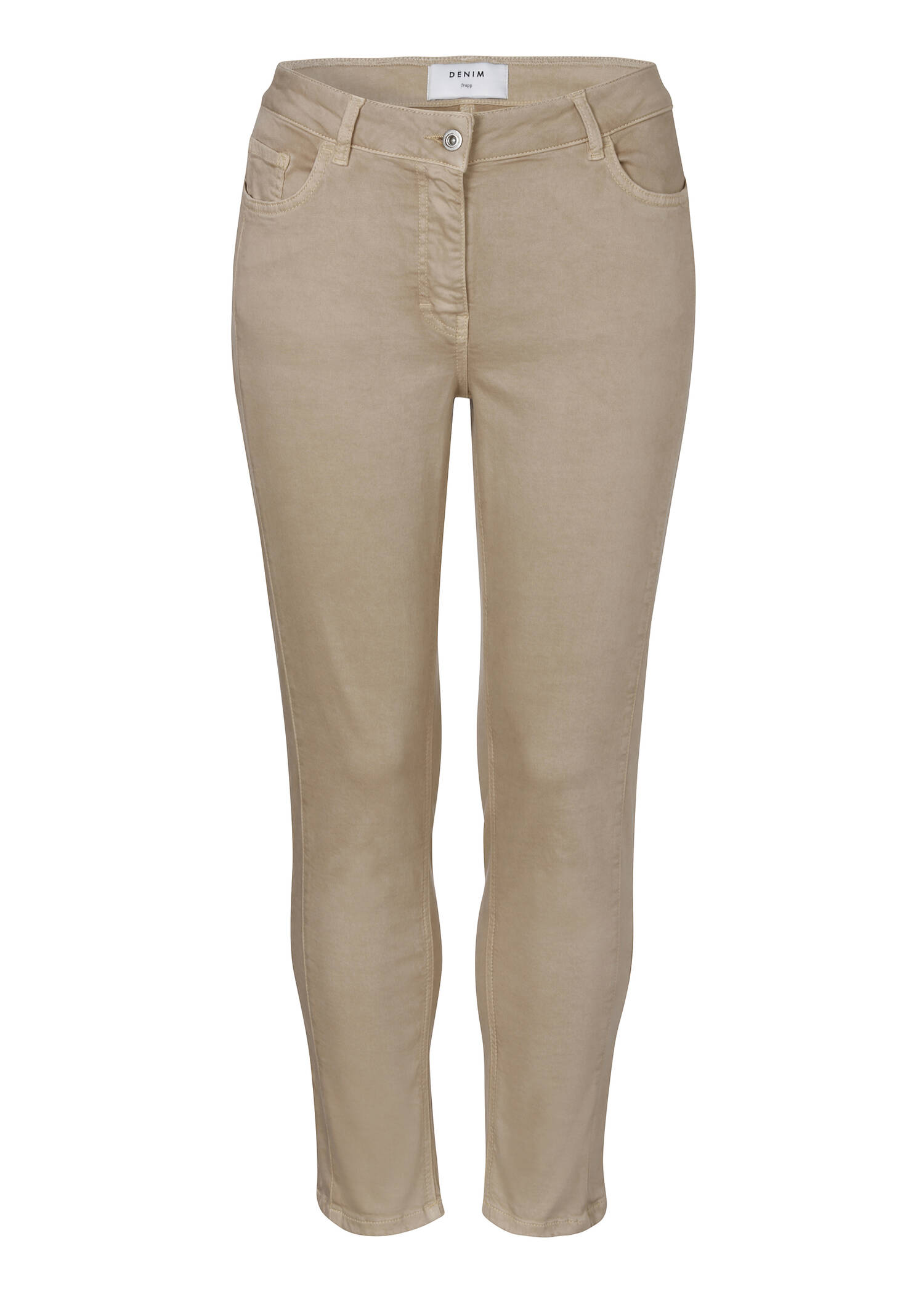 Dezente Stoffhose in unifarbenem Design /