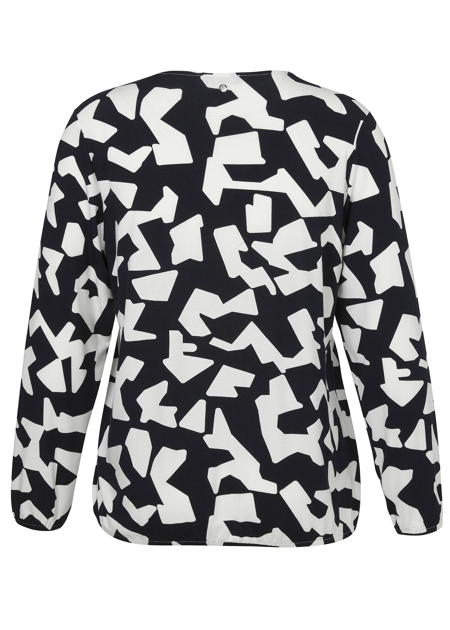 Modernes T-Shirt in grafischem Muster /