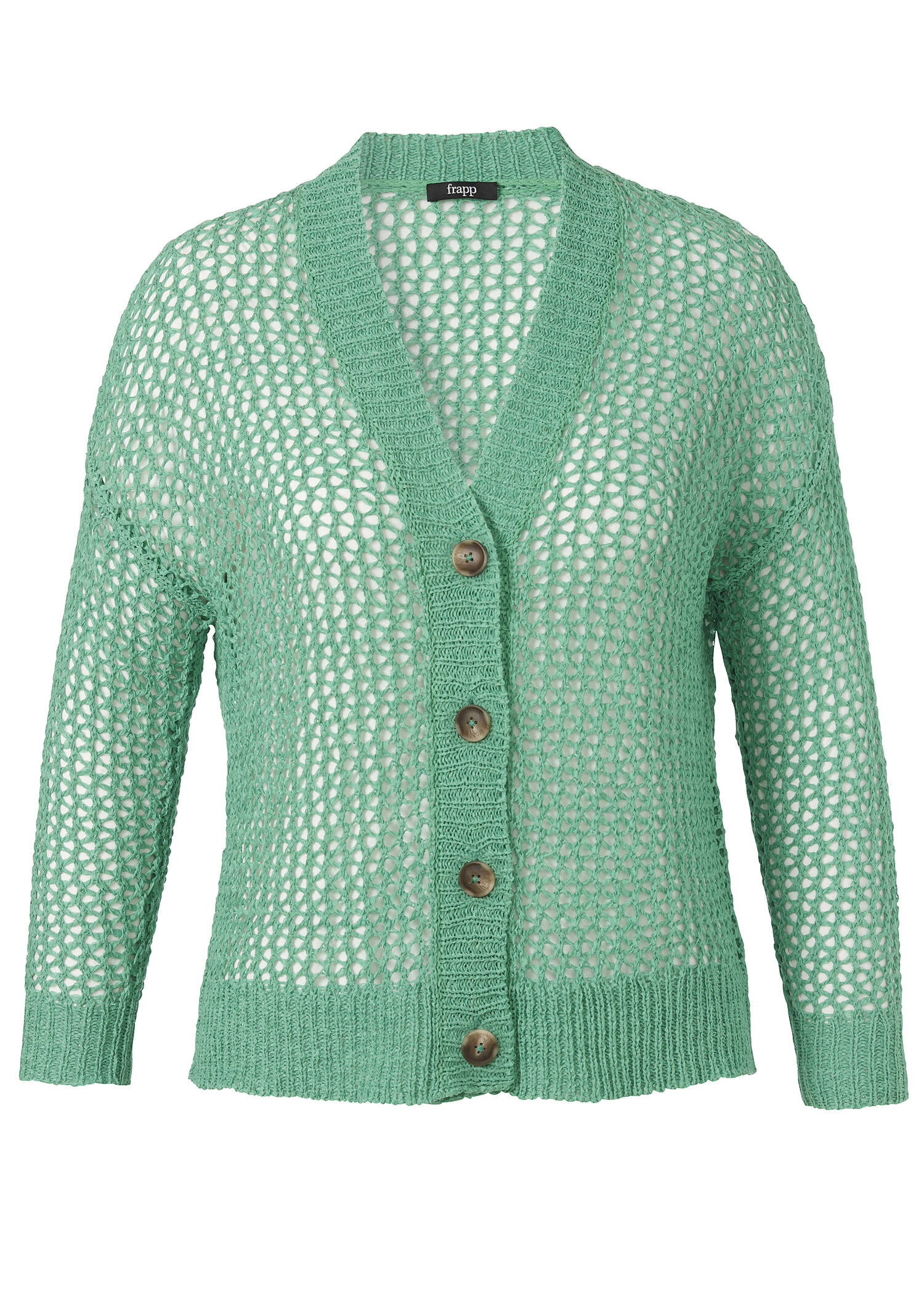 Luftige Strickjacke in Trendfarben /