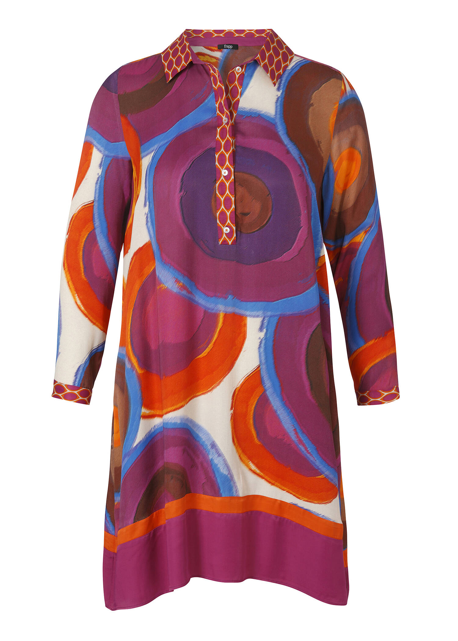 Farbstarkes Eyecatcher Kleid in A-Form /