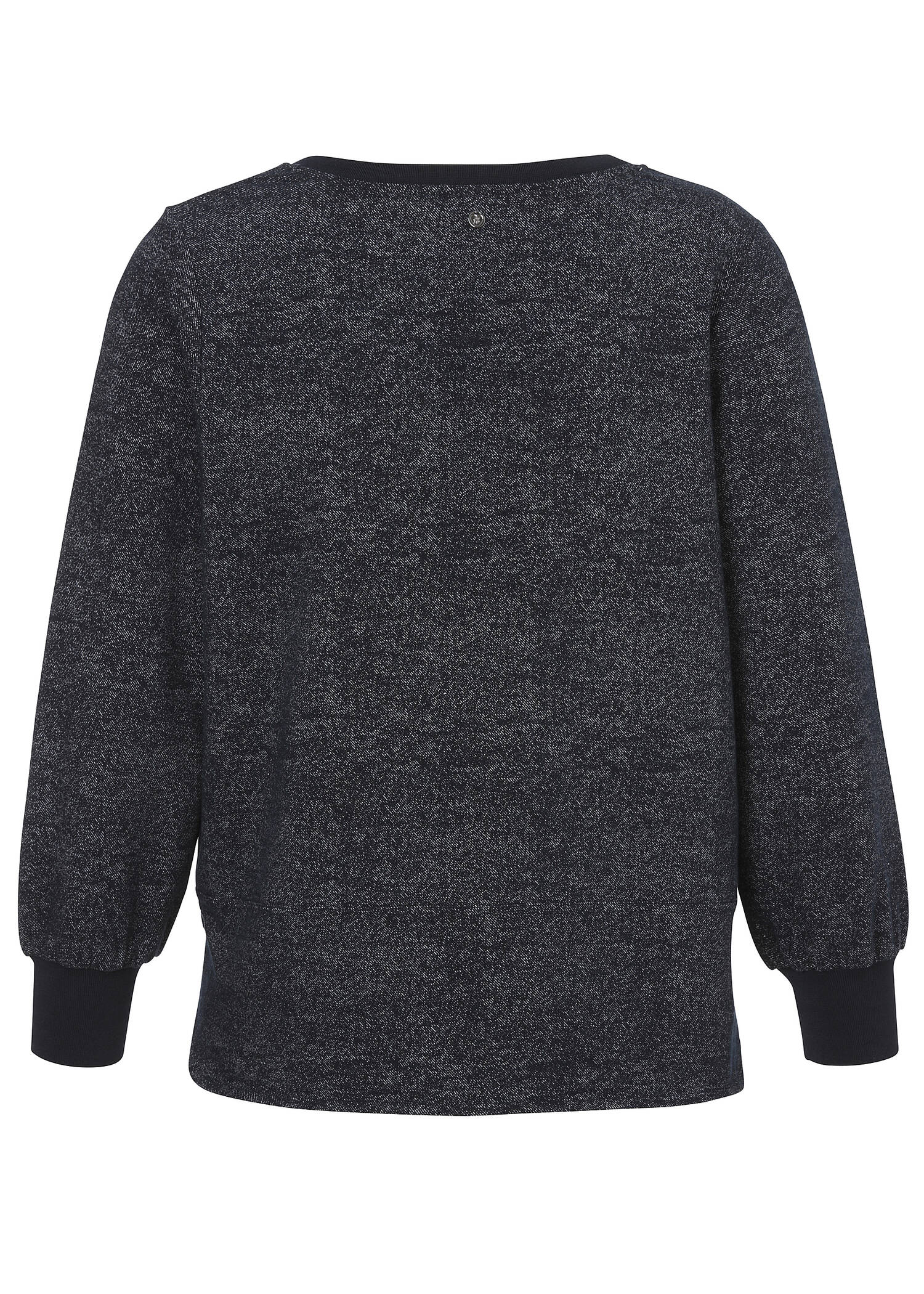 Sweatshirt mit Flock-Print Love /