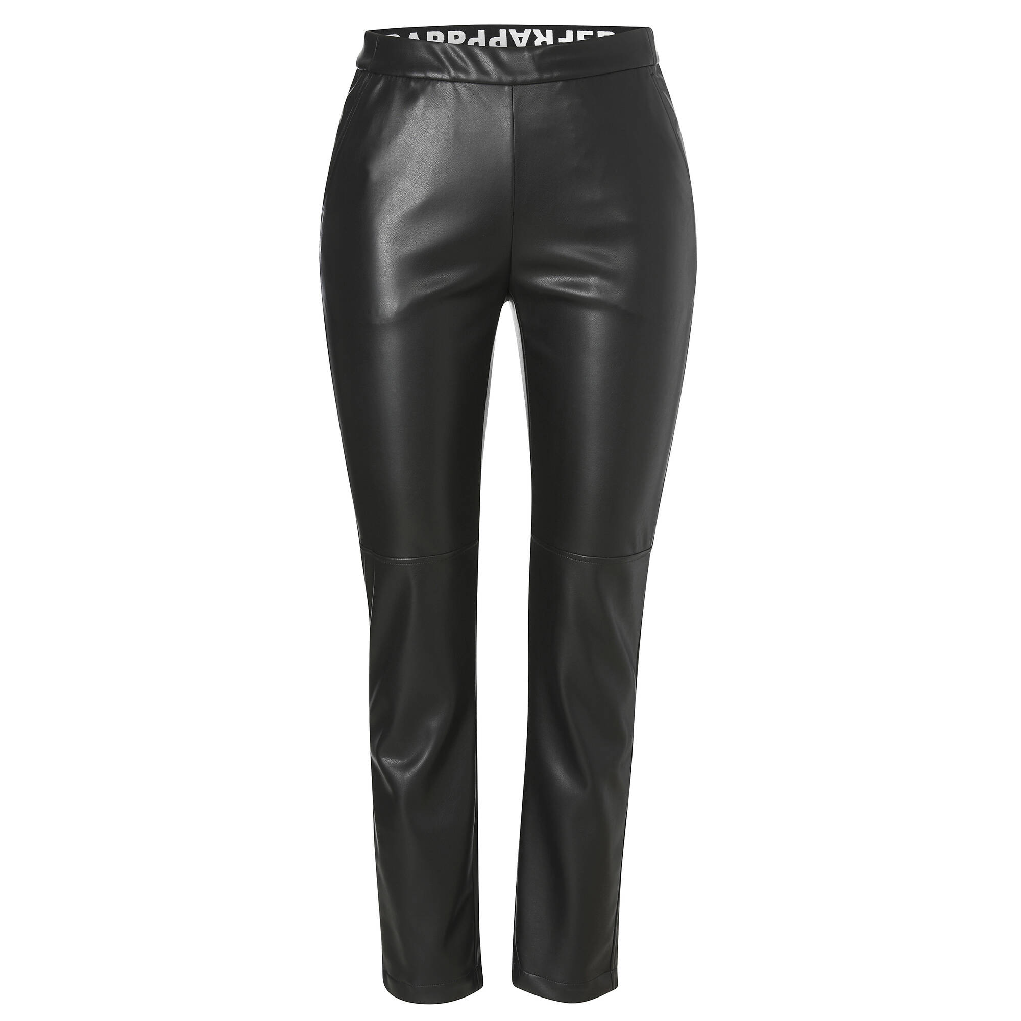 Coole Schlupfhose aus veganem Leder