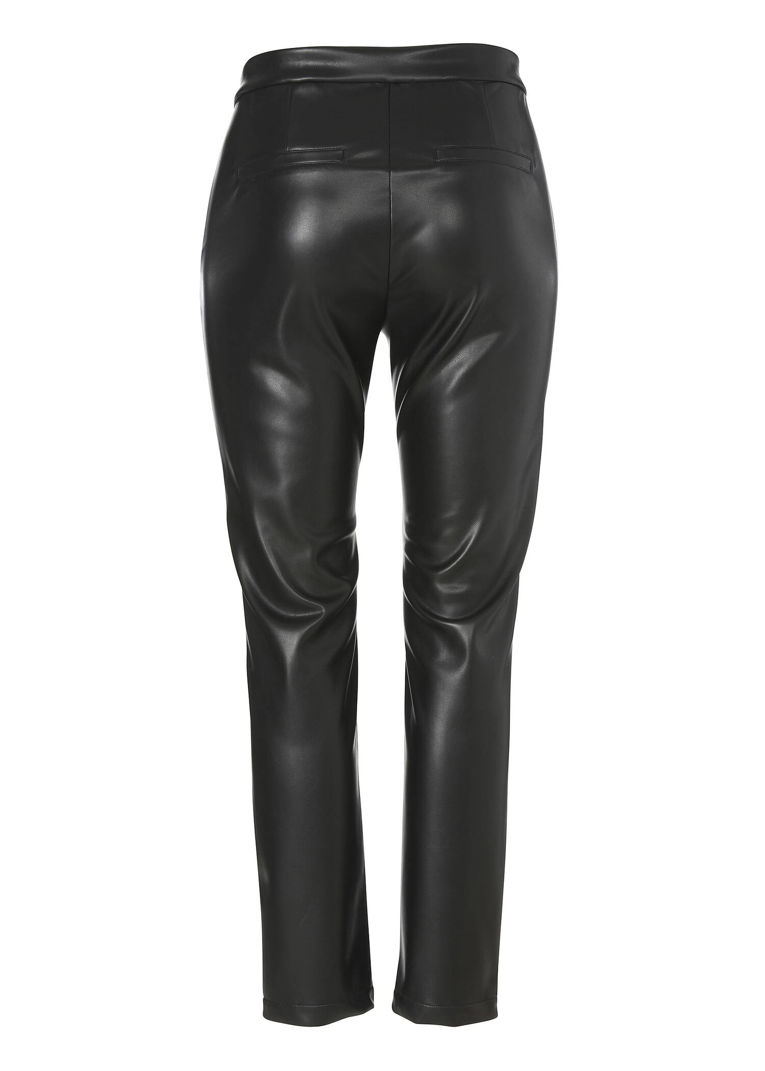 Coole Schlupfhose aus veganem Leder /