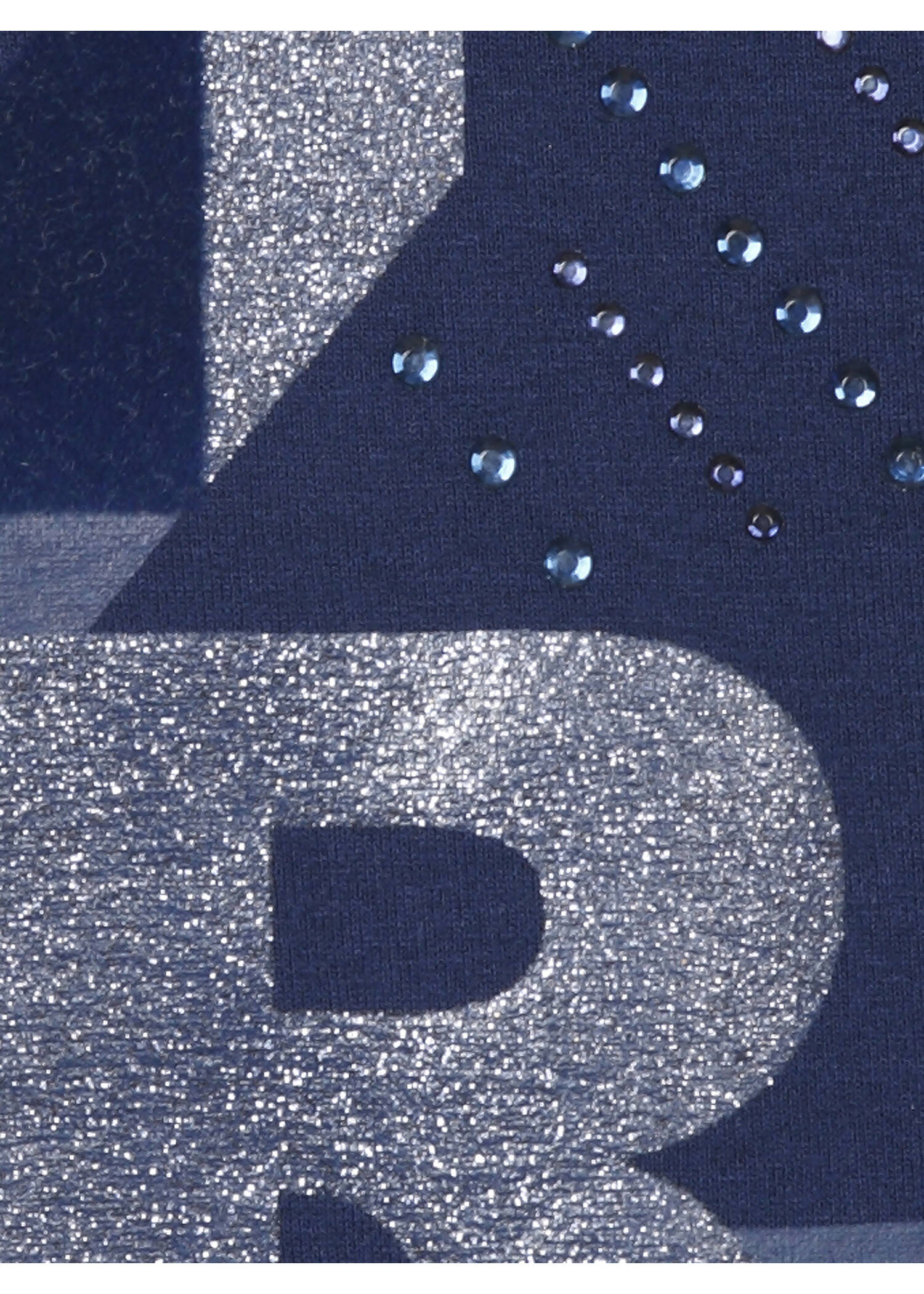 Langarm-Shirt mit geschmücktem Front-Motiv /