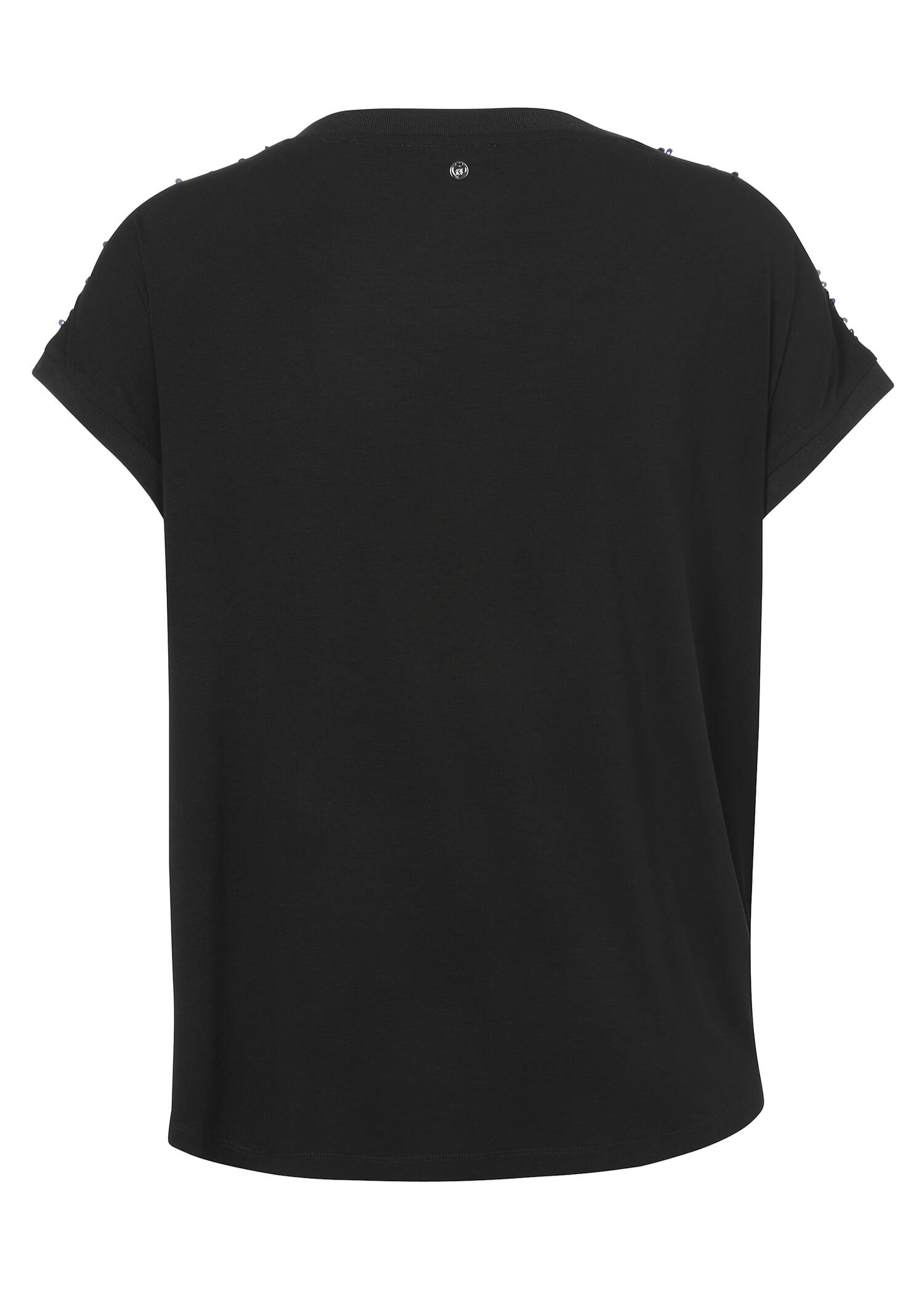 Feines Shirt mit Pailletten Front /