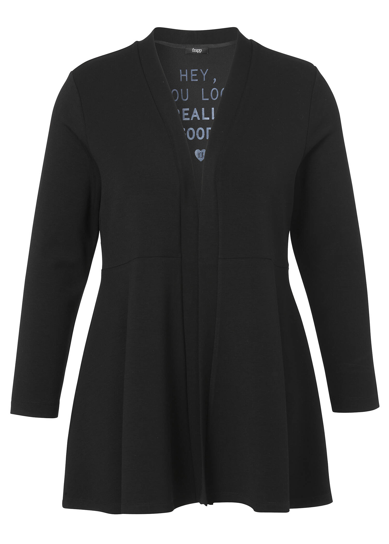 Offene Sweatjacke antailliert / 