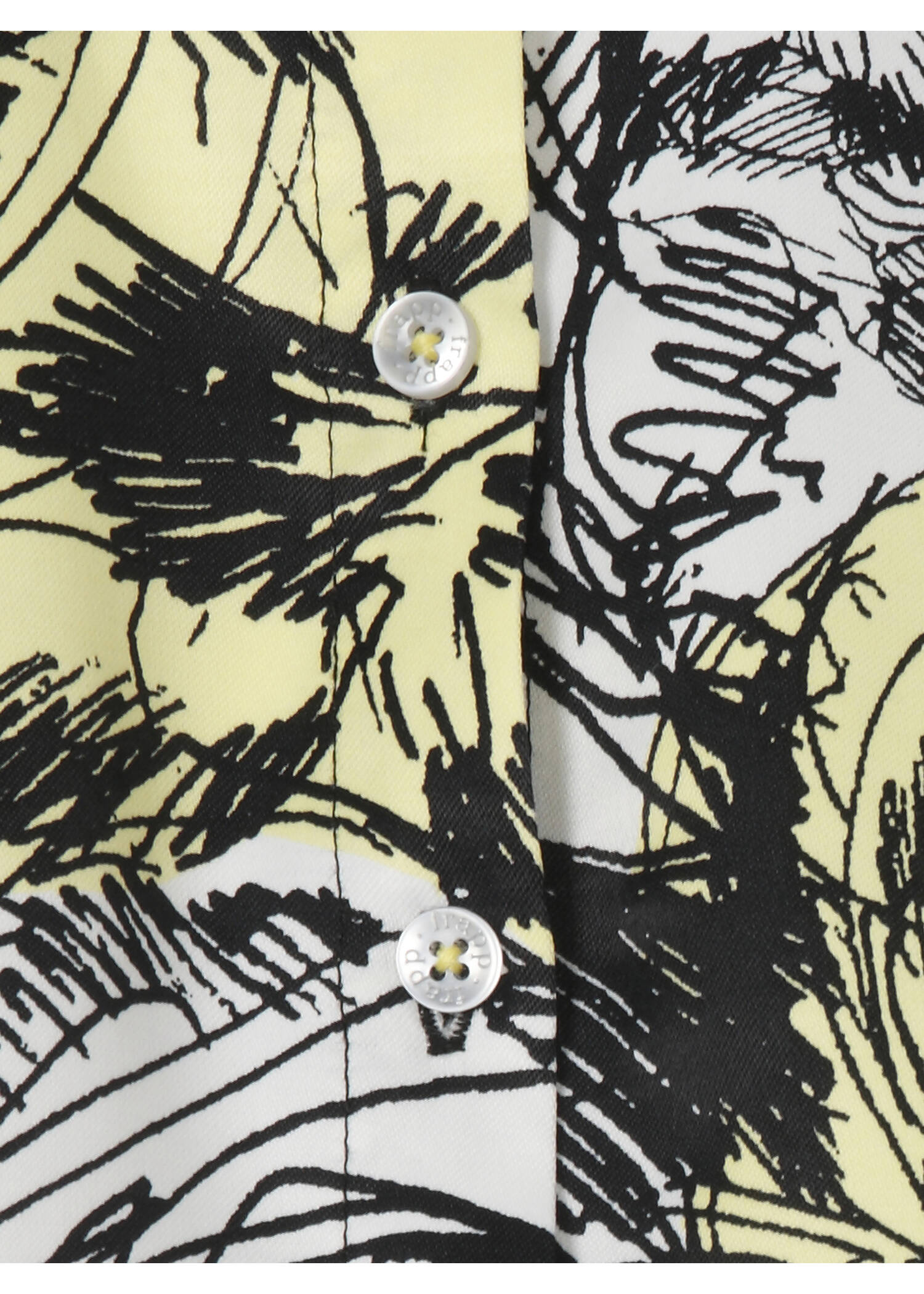 Viskosebluse mit Rippbündchen am Ärmel /