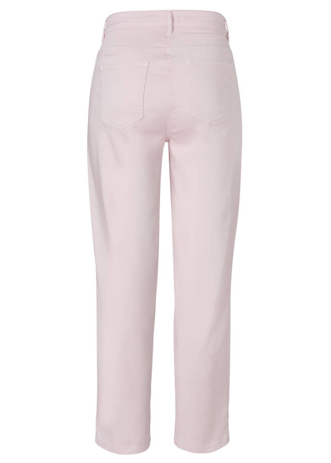Roséfarbene Jeans im 5-Pocket-Style / 