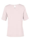 Leicht ausgestelltes Halbarm-Blusenshirt / 