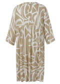 Luftiges Viskosekleid mit Bicolor-Print Powder & Offwhite / 