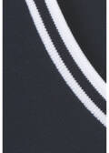 Baumwoll-Stretch Halbarmshirt mit Ringelbund / 