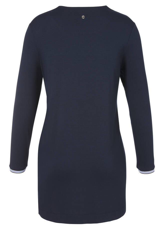 Offene Jersey-Jacke mit Nahttaschen / 