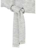 3/4-Arm Sweatshirt Silber-Melange / 