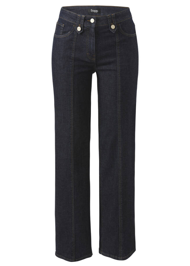 Edle Trend-Jeans im Raw Blue Denim Look raw blue denim Frontansicht