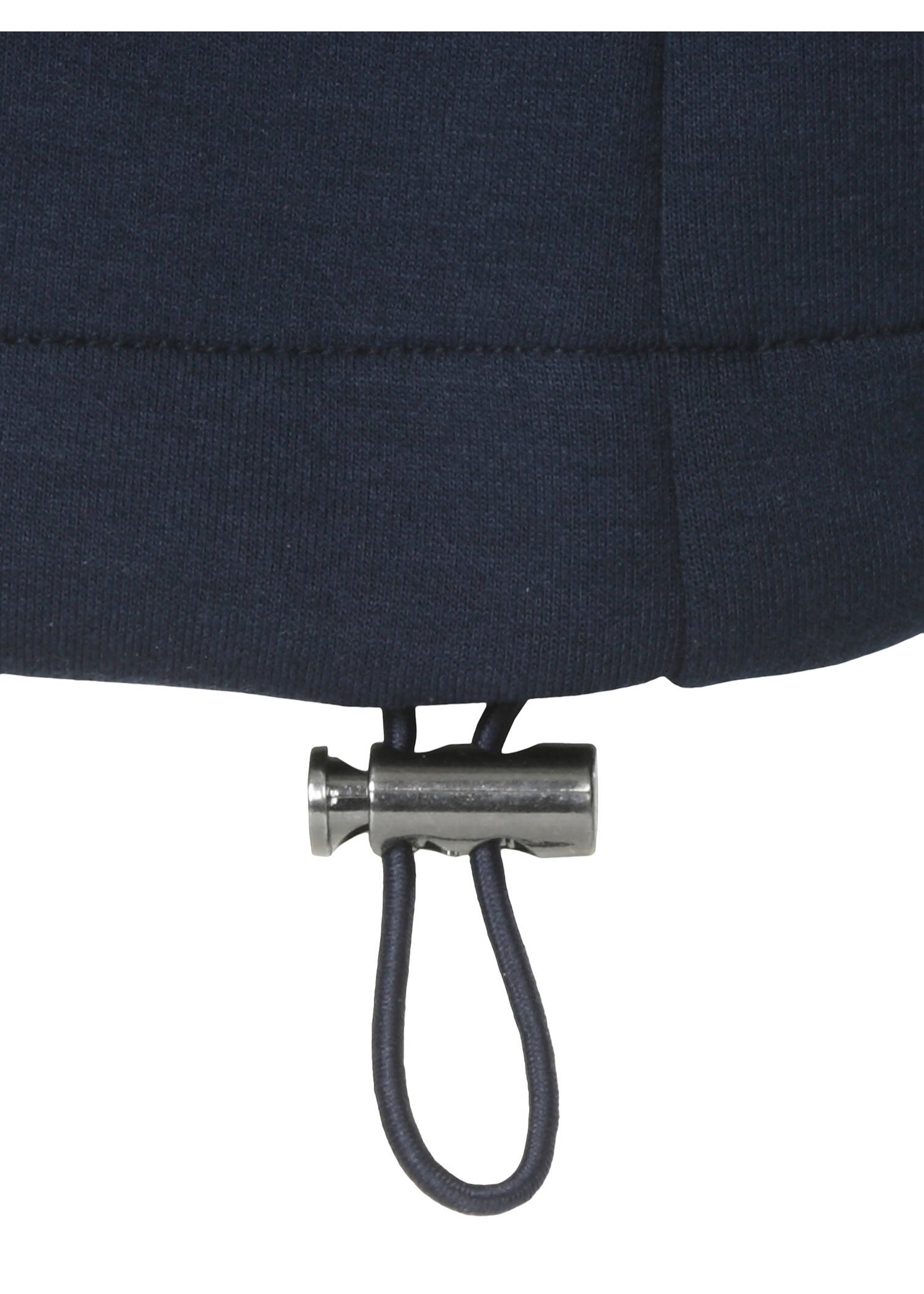 Dunkelblaue Jacke mit Zipper / 