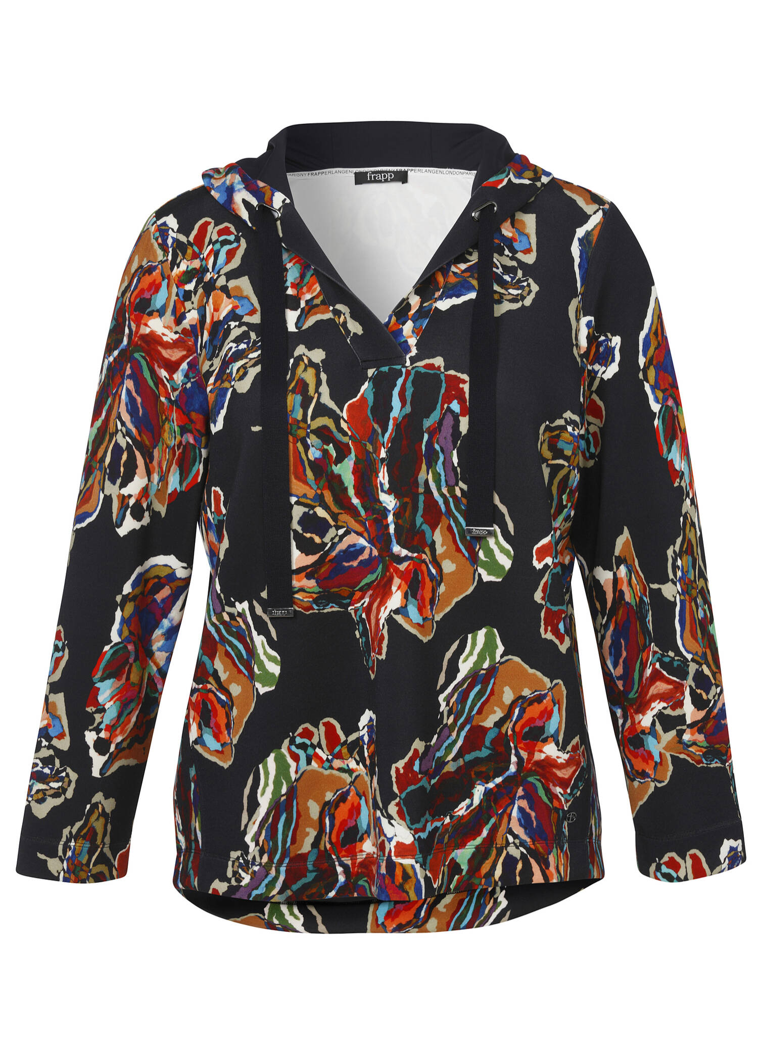 Kapuzen-Sweatshirt Navy Multicolor /