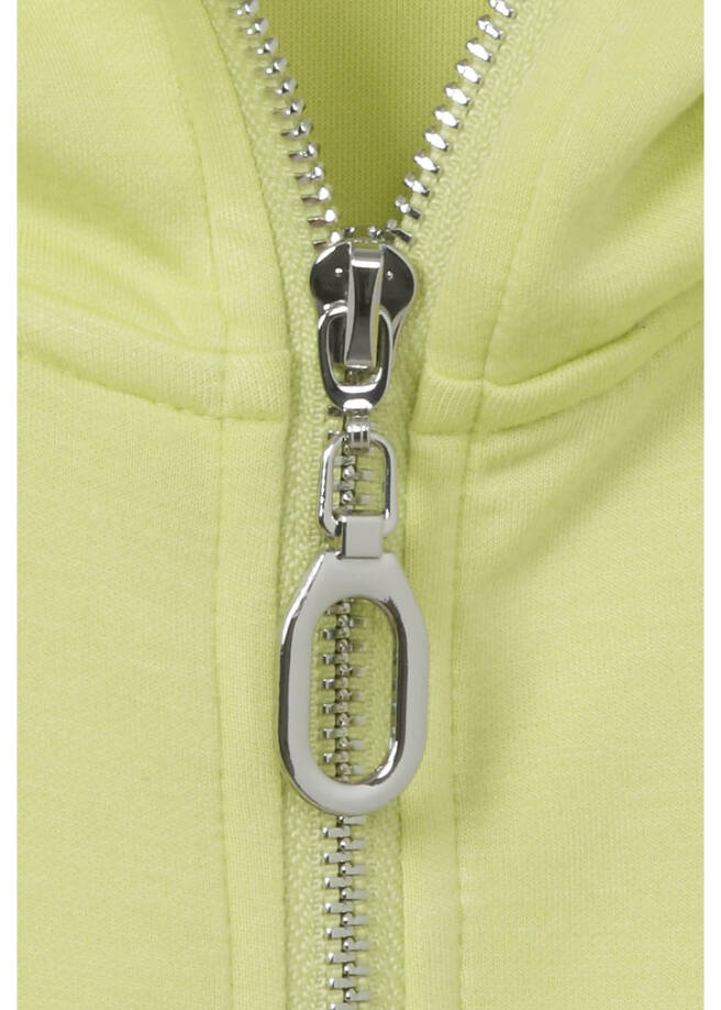 Kapuzen-Sweatshirt mit Zipper / 