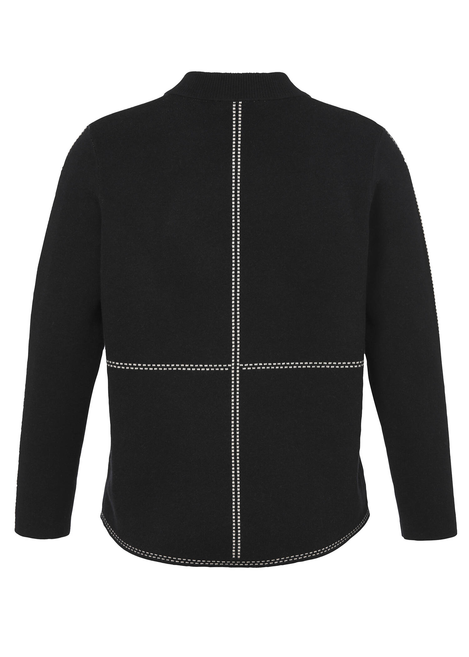 Hübsche Jacke in Schwarz mit Druckknöpfen / 