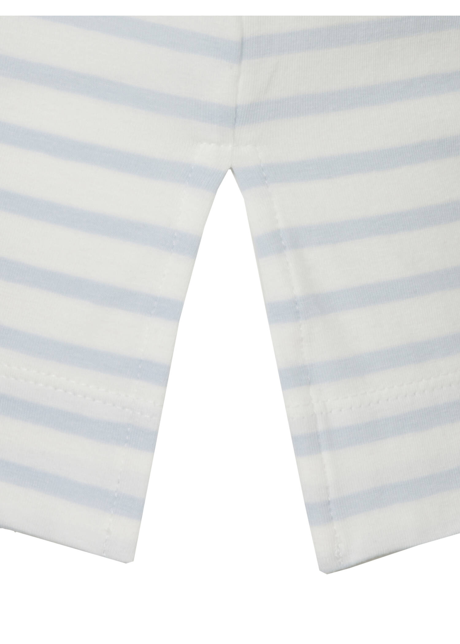 Softes Baumwoll-Jersey-Shirt mit Kelchkragen /