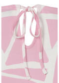 Chices Print-Shirt mit Gummizugsaum / 