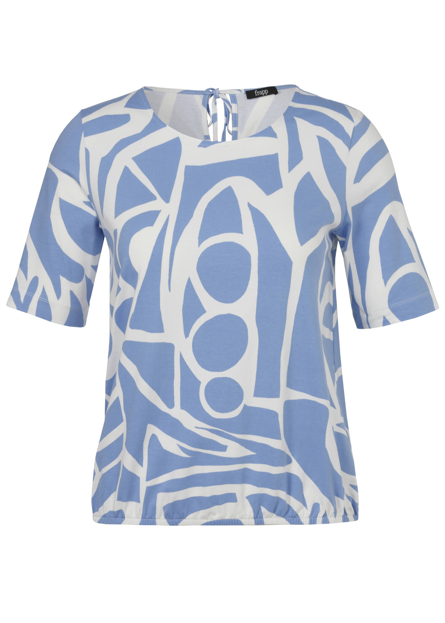 Chices Print-Shirt mit Gummizugsaum / 