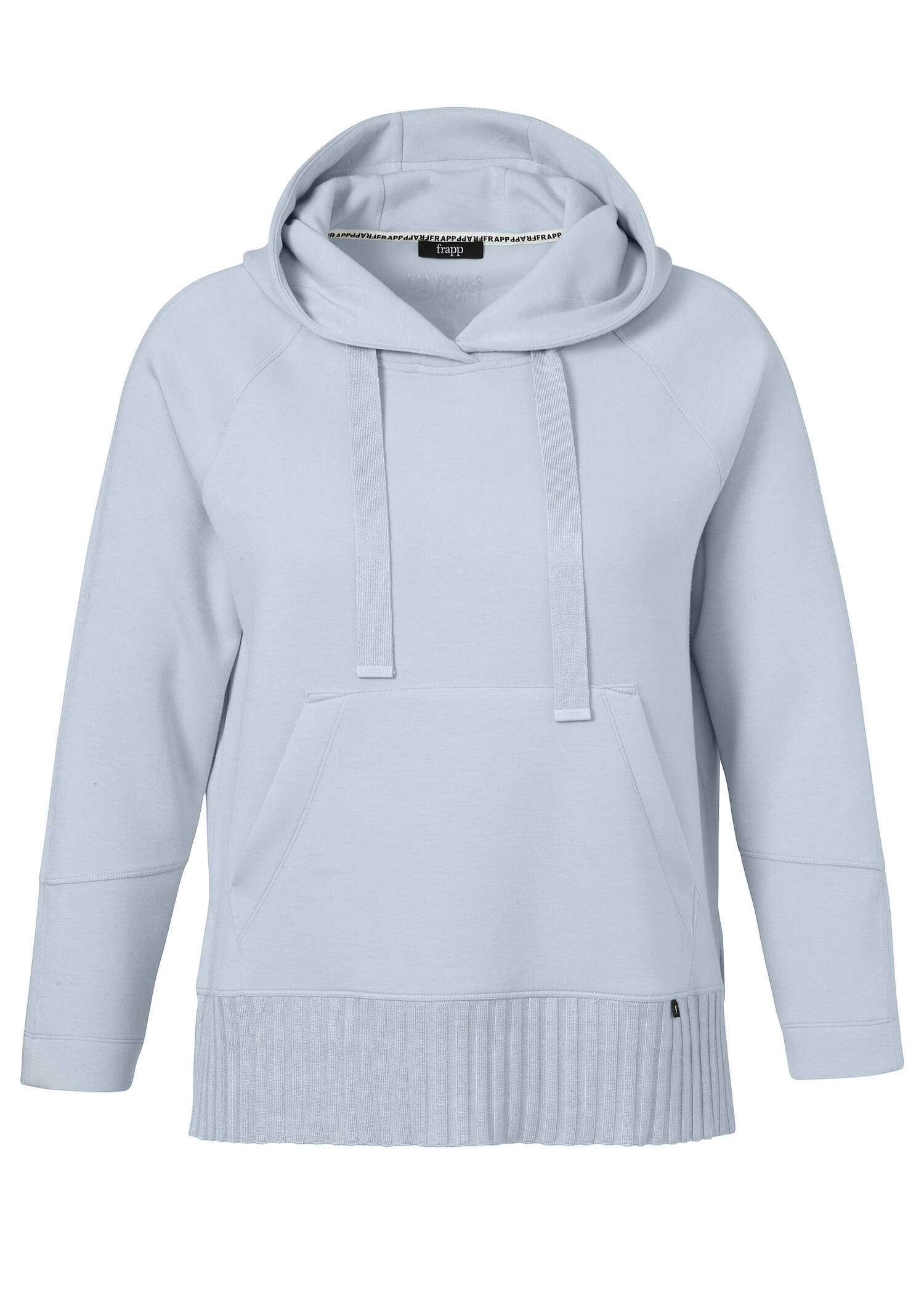 Softes Sweatshirt mit Strickbund /