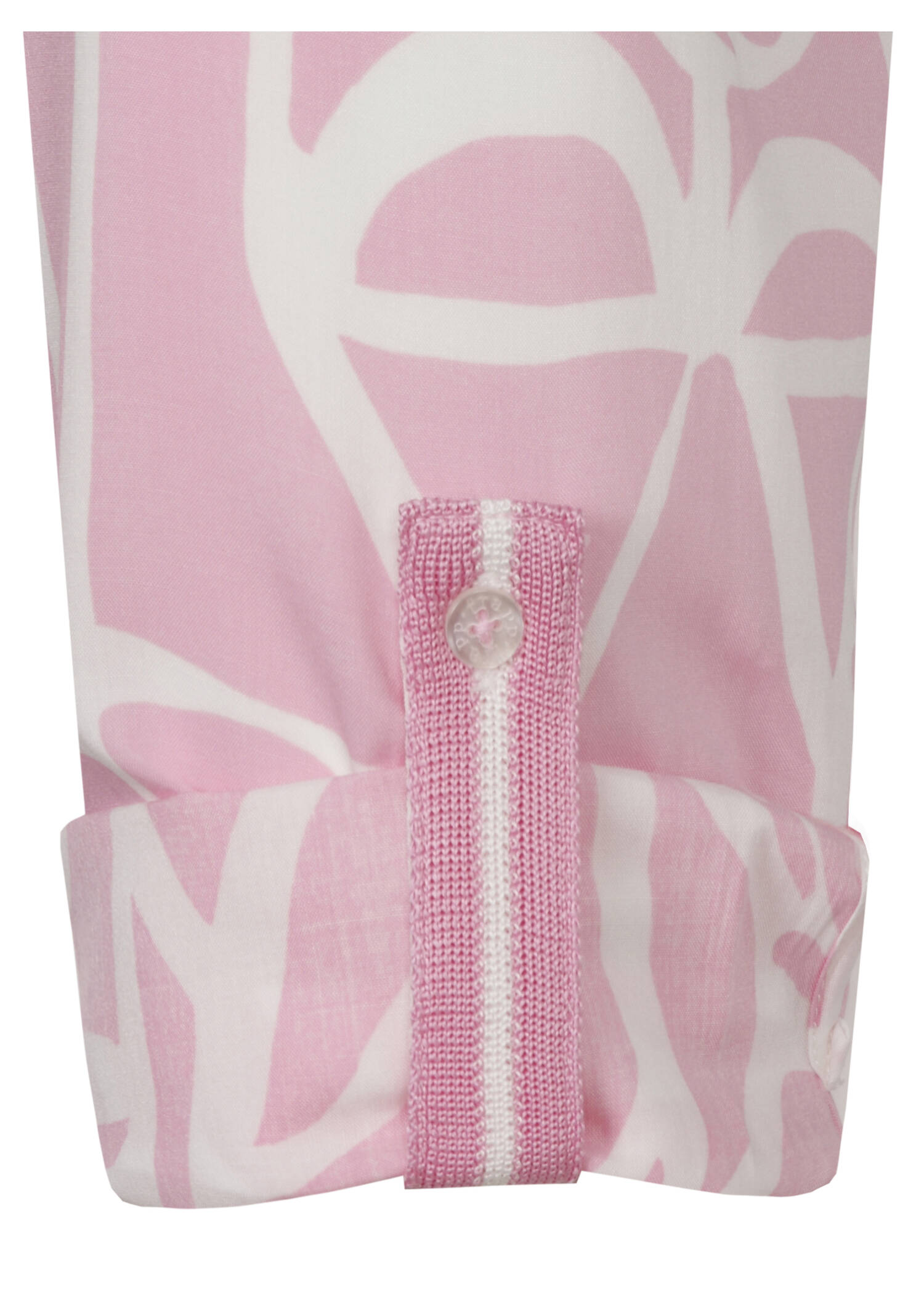 Zarte Viskose-Tunika mit Print Bicolor / 